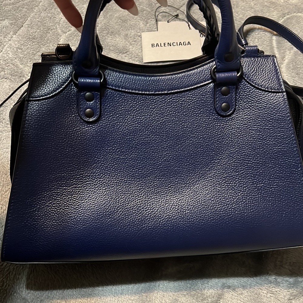 Small Balenciaga Neo City Small Navy - Picture 7 of 15